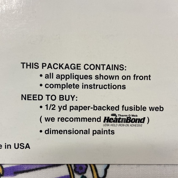 Daisy Kingdom Bunches of Bunnies Fabric Applique 6270 From 1990s Iron On - Picture 4 of 6